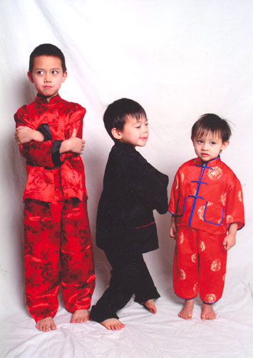 Three Boys Show Their Personalities
