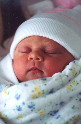 Laura Ellen Olson 1 Day Old